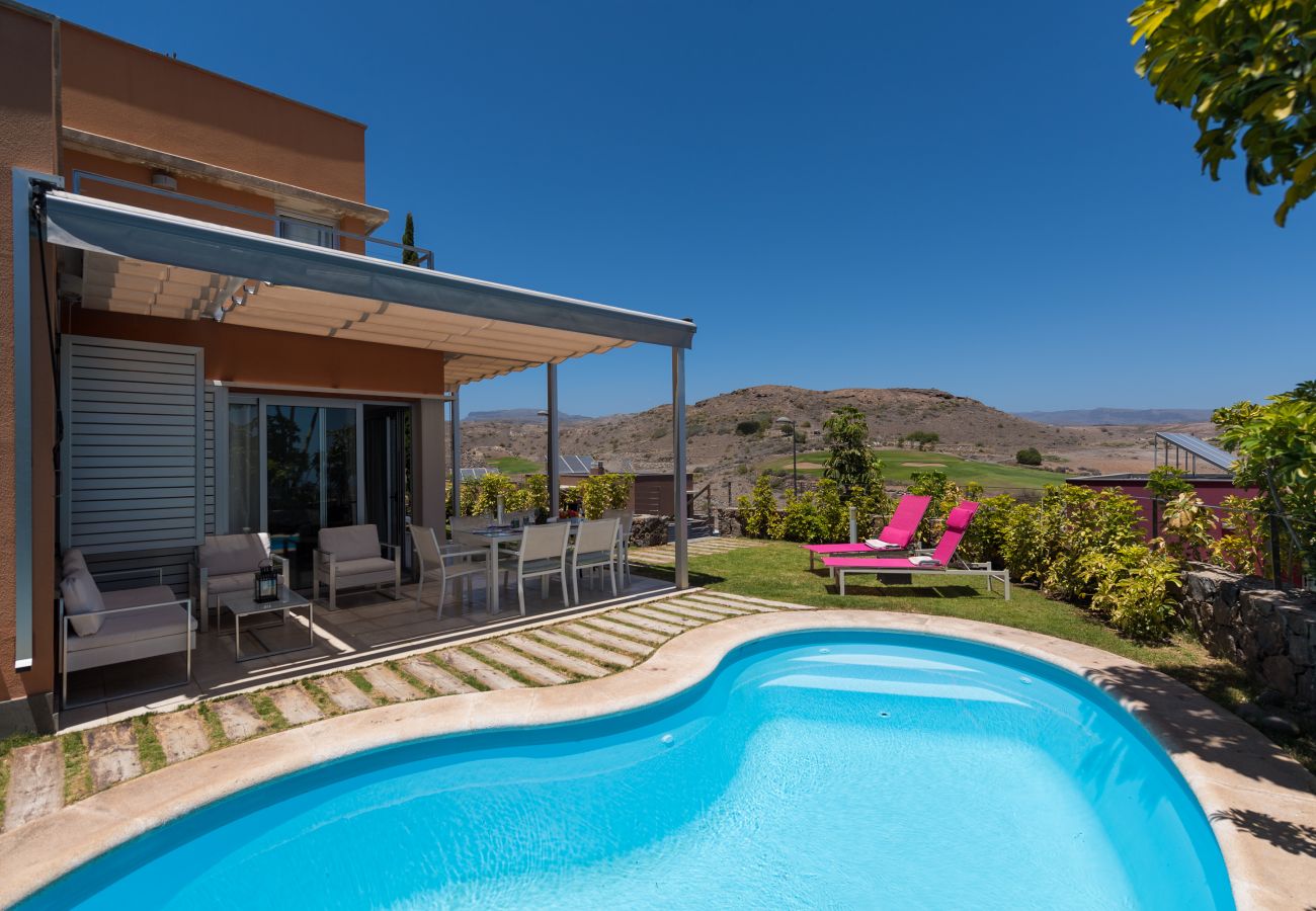 Villa mit Blick auf den Golfplatz Maspalomas und Salobre Golf mit privatem Pool