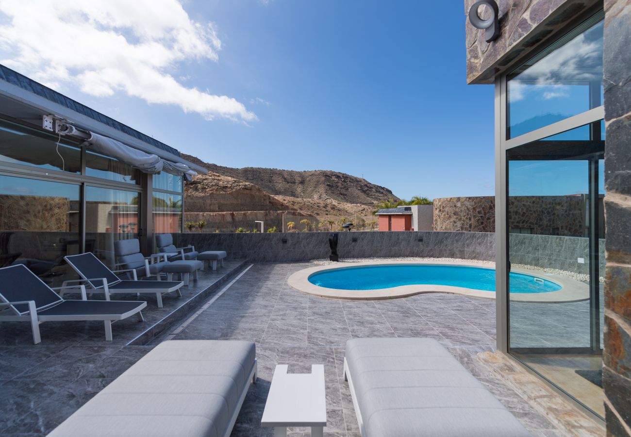 Maison à Mogán - Espectacular casa con piscina privada climatizada en paraíso 